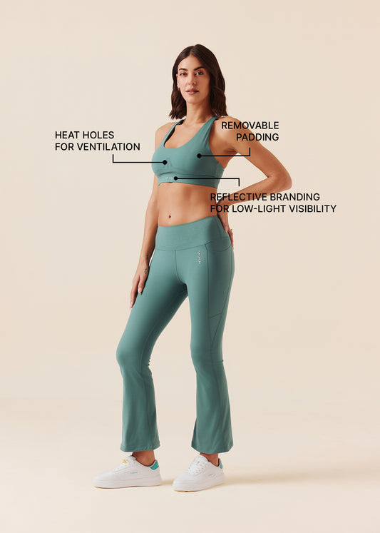 Womens Breathable Racerback Bra