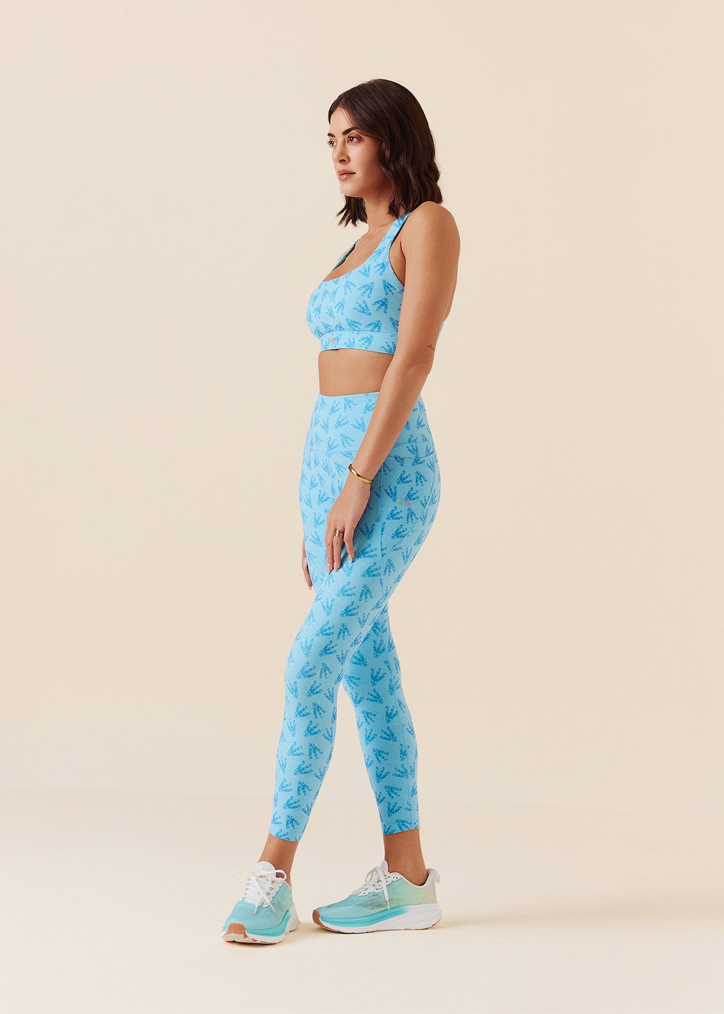 Womens Comfort Fit Leggings - Milky Blue