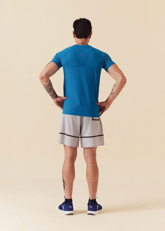 Mens Multi-Pocket Gym Shorts